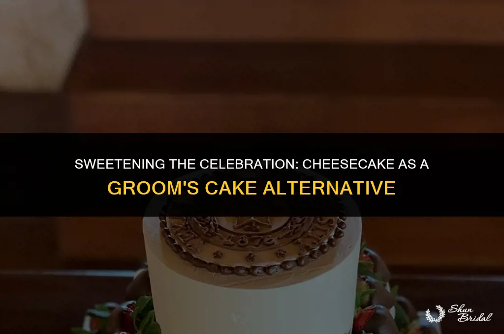 can a cheesecake be used for a groom