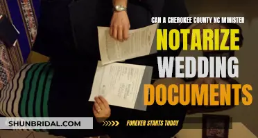 Can Cherokee Ministers Notarize Wedding Documents?