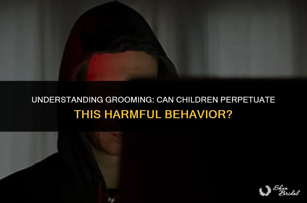can a child be a groomer