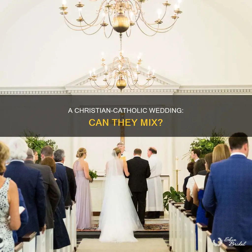 can a christian and catholic mixed wedding ceremony