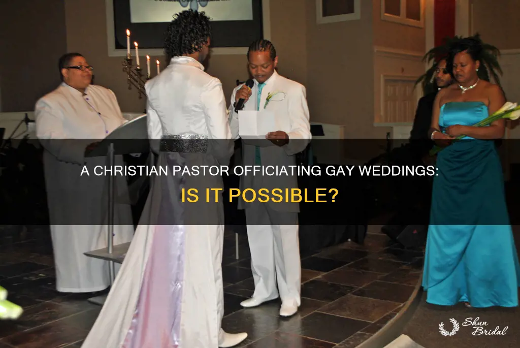 can a christian pastor officiate a gay wedding