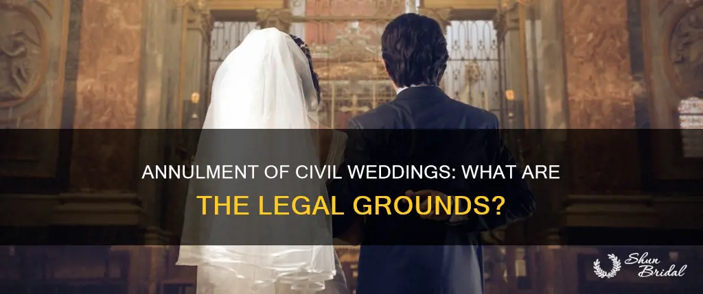 can a civil wedding be annulled