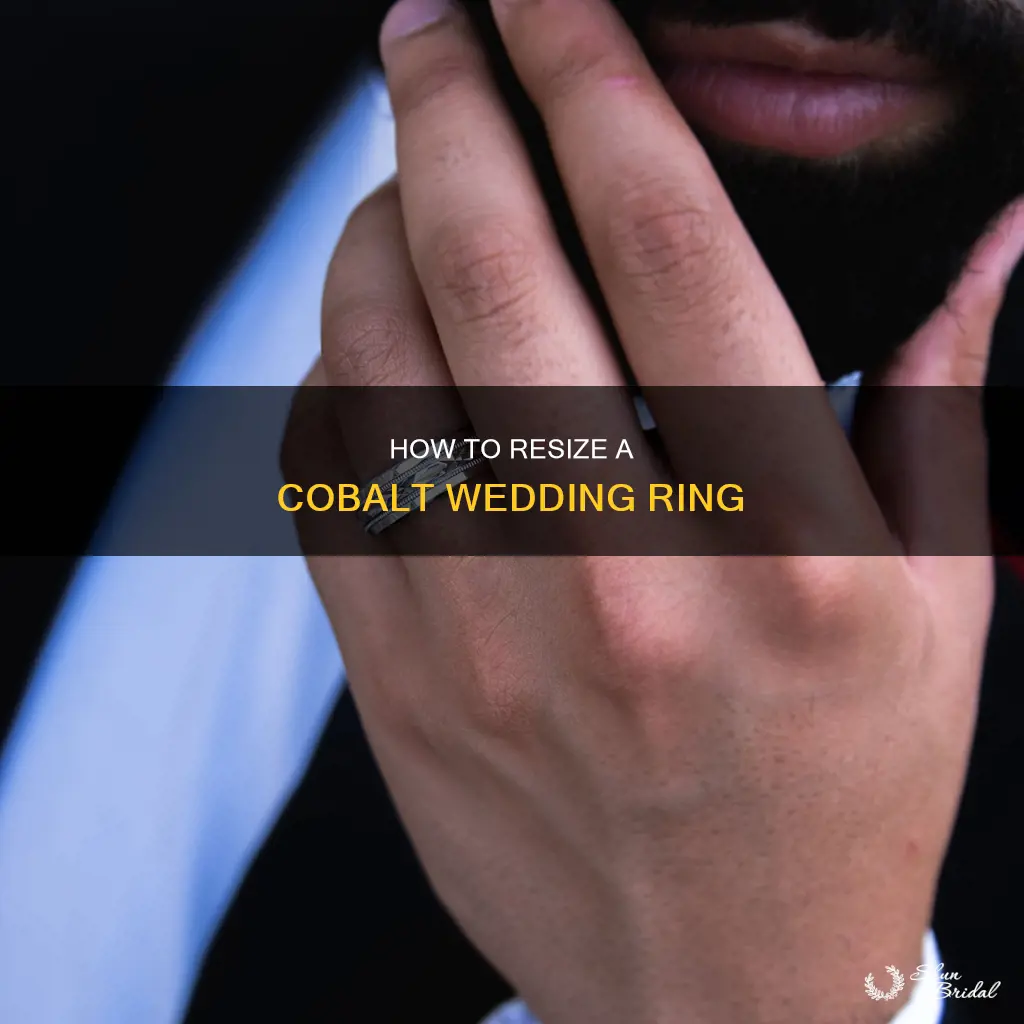 can a cobalt wedding ring be resized