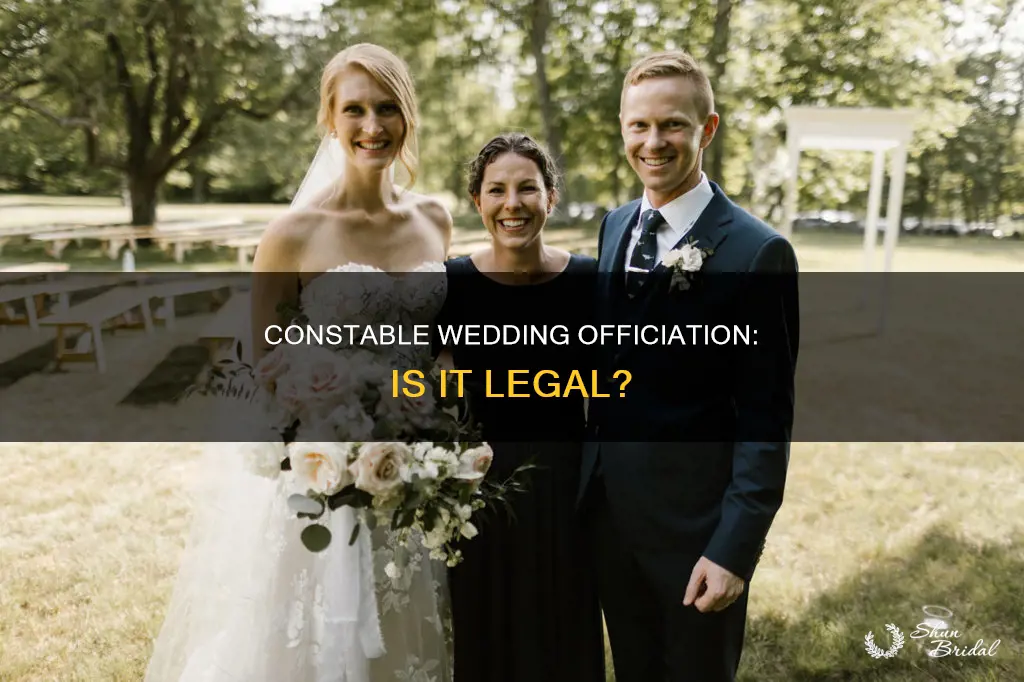 can a constable officiate a wedding