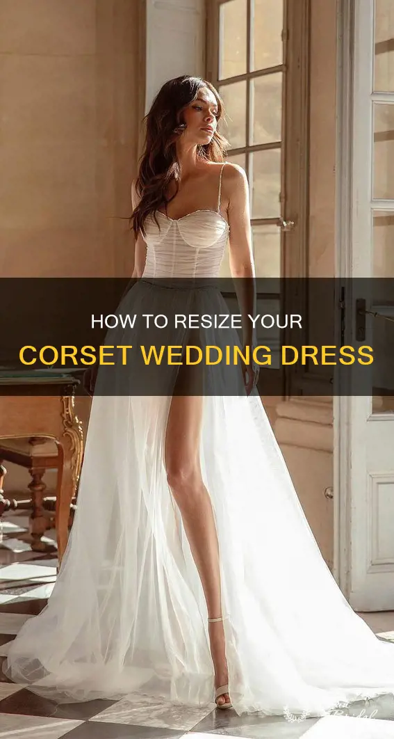 can a corset wedding dress be taken out