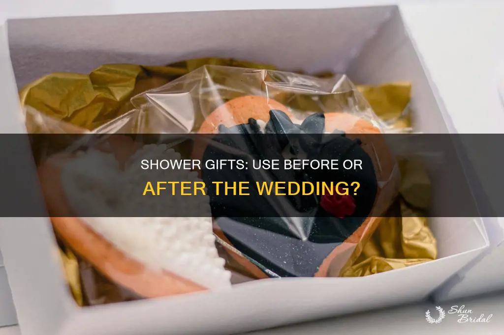 can a couple use shower gifts before the wedding