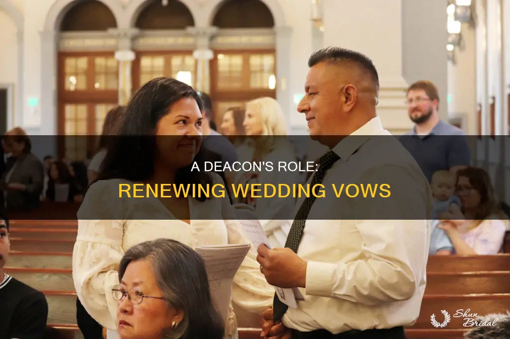 can a deacon renew wedding vows