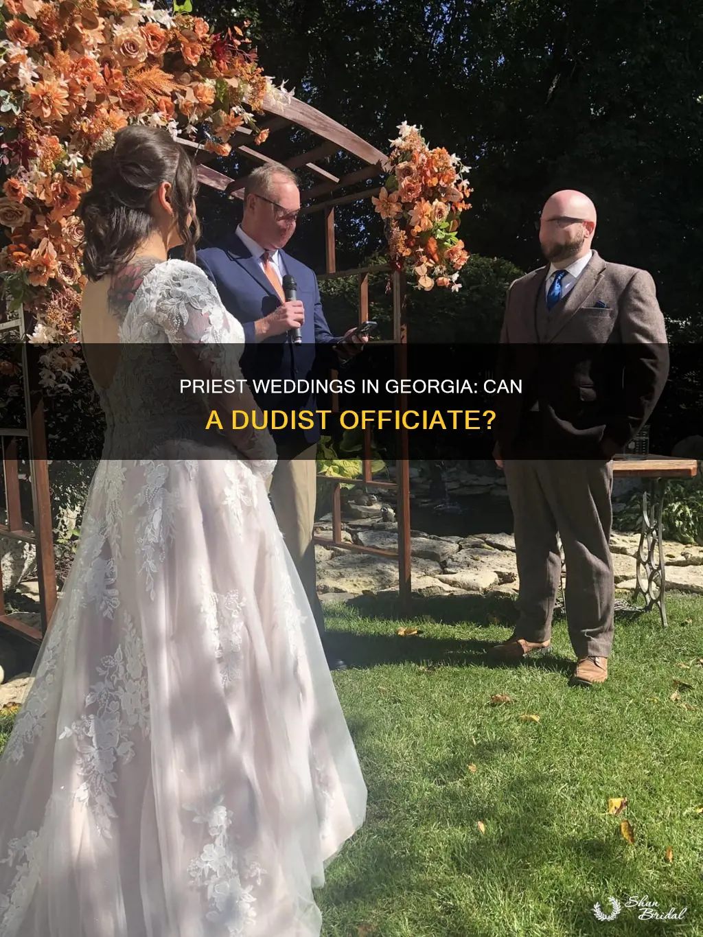 can a dudist priest officiate at a wedding in Georgia