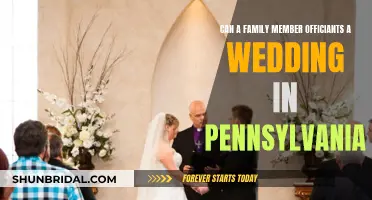 Who Can Officiate a Wedding in Pennsylvania: Family Members?