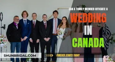 Who Can Officiate a Wedding in Canada: Family Members?