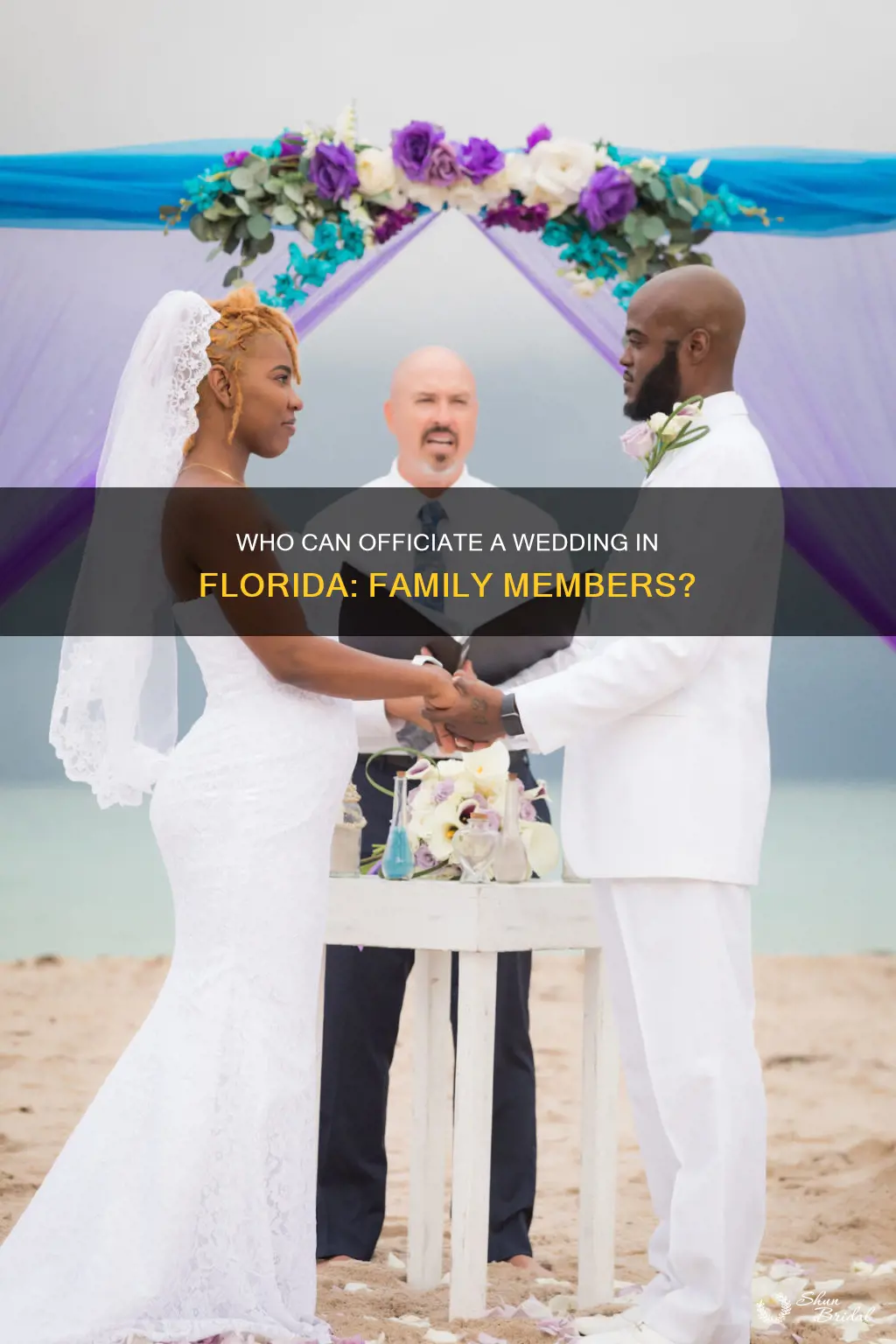 can a family member officiate a wedding in Florida