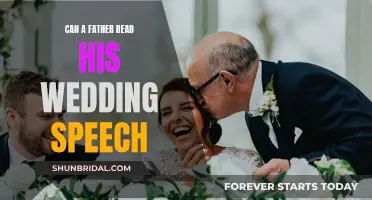 A Father's Sentimental Wedding Speech