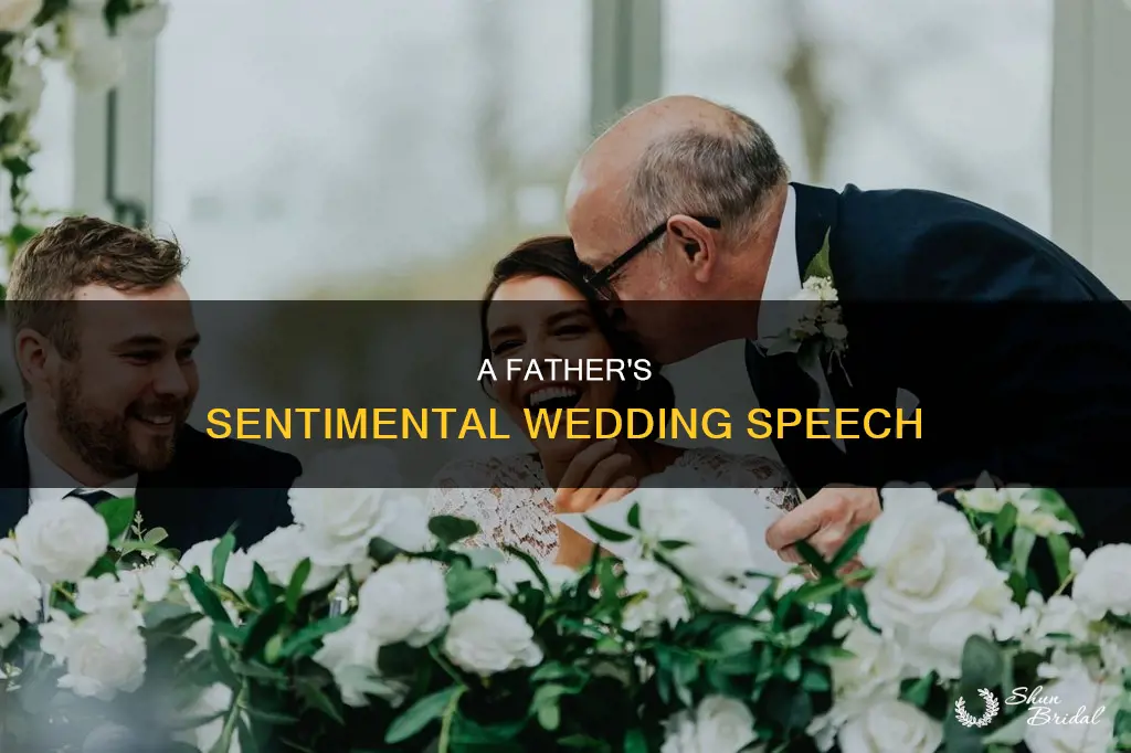 can a father read his wedding speech