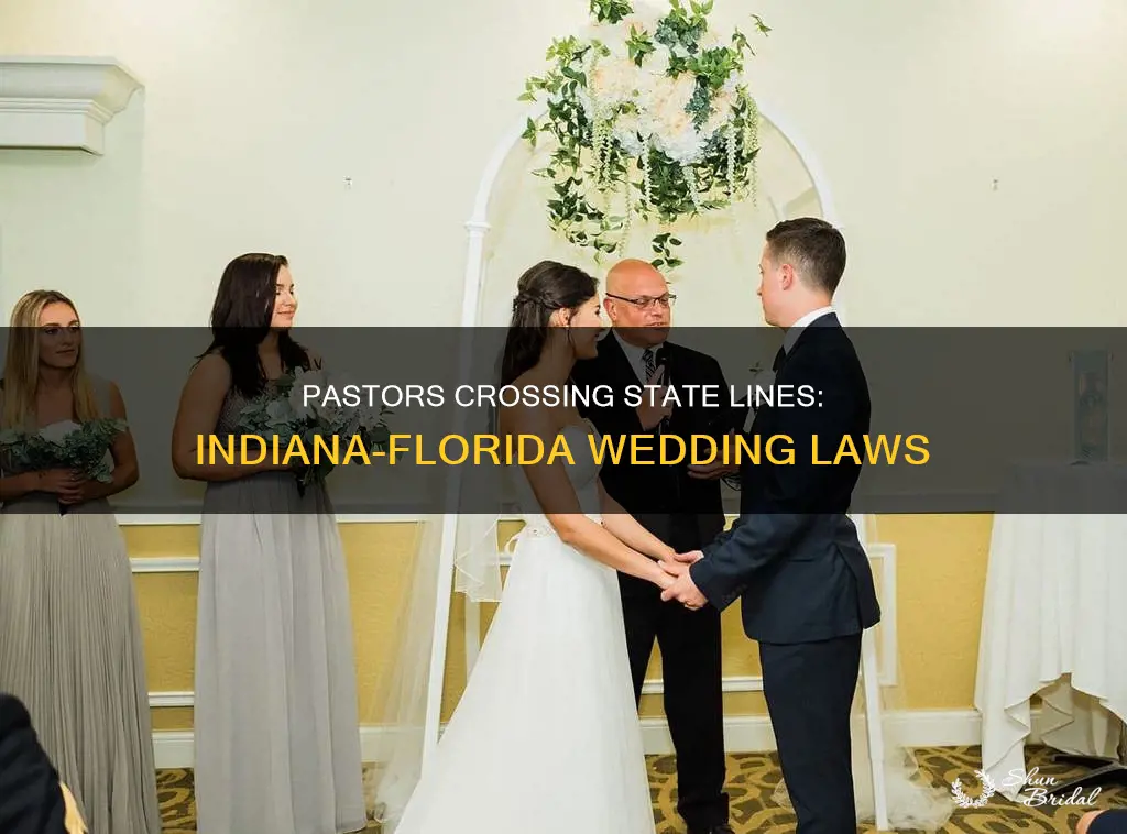 can a florida pastor perform an indiana wedding