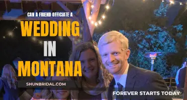 Friend Wedding Officiants: Legality in Montana