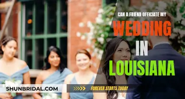 Friend Wedding Officiant: Louisiana Laws and Your Ceremony