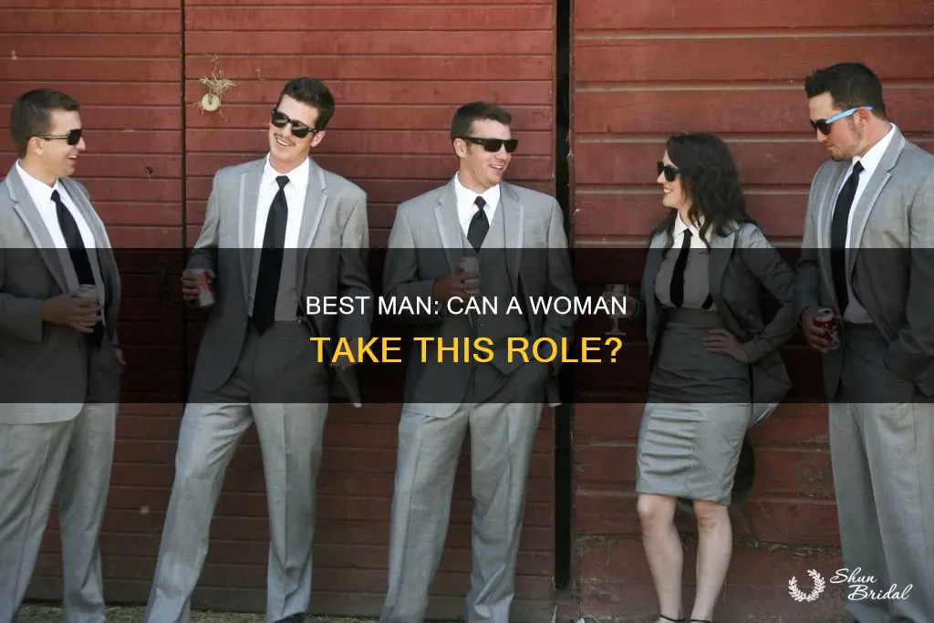 can a girl be a guys best man