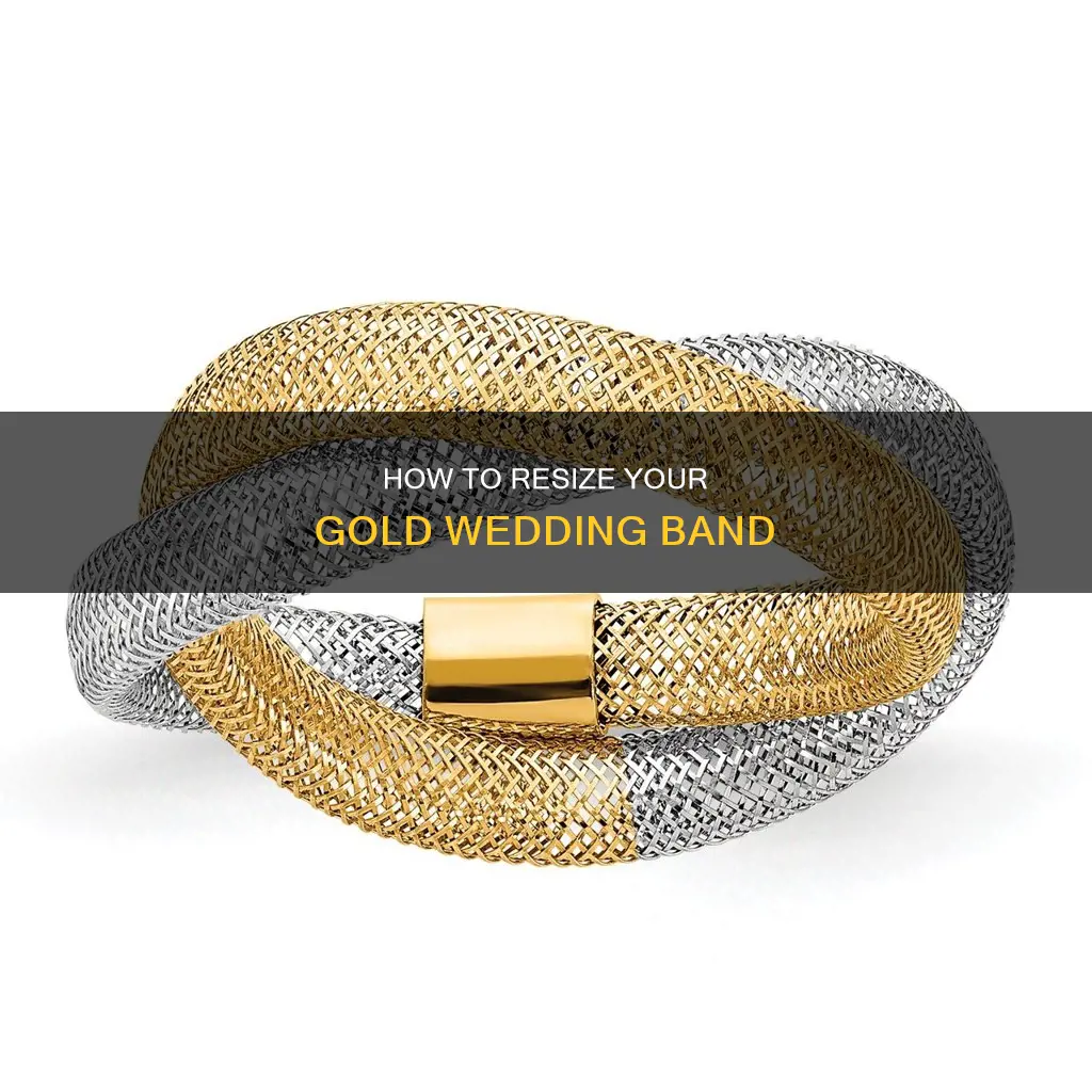 can a gold wedding band be stretched