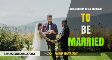 Can the Groom Officiate His Own Wedding? Exploring the Possibilities