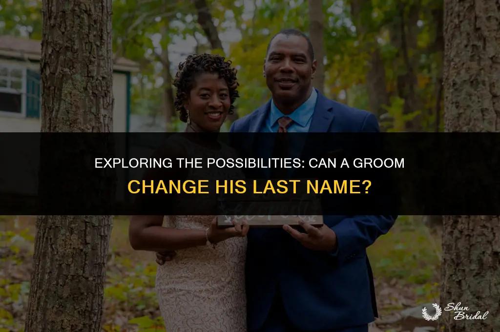 can a groom change his last name