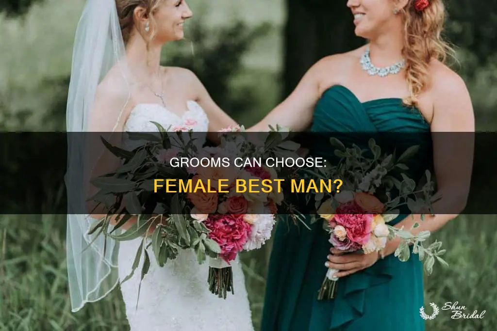 can a groom have a female best man