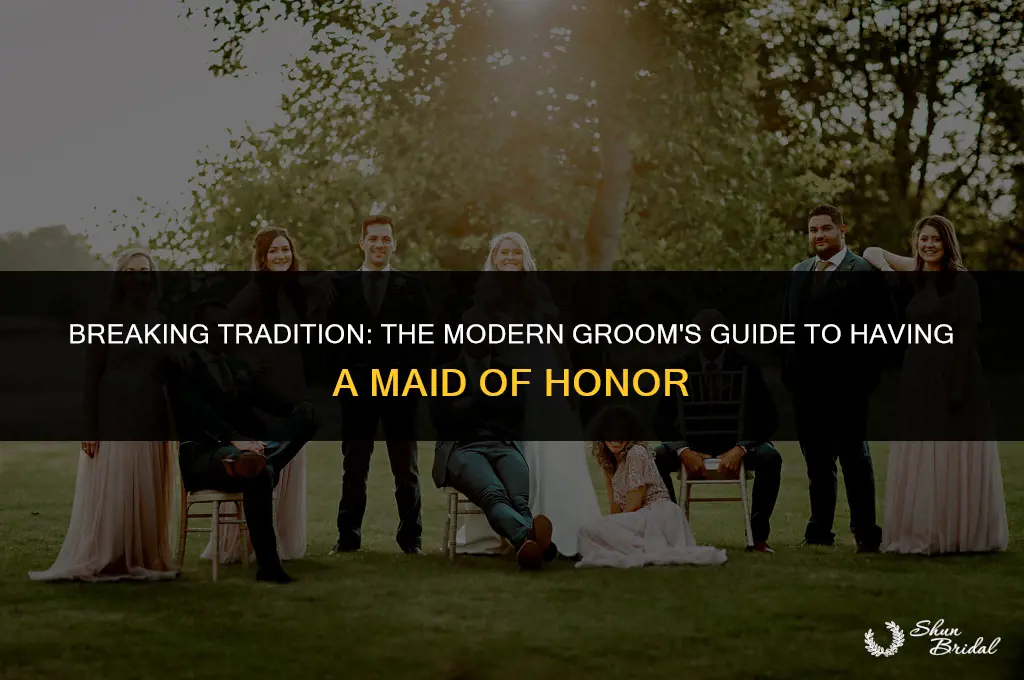 can a groom have a maid of honor