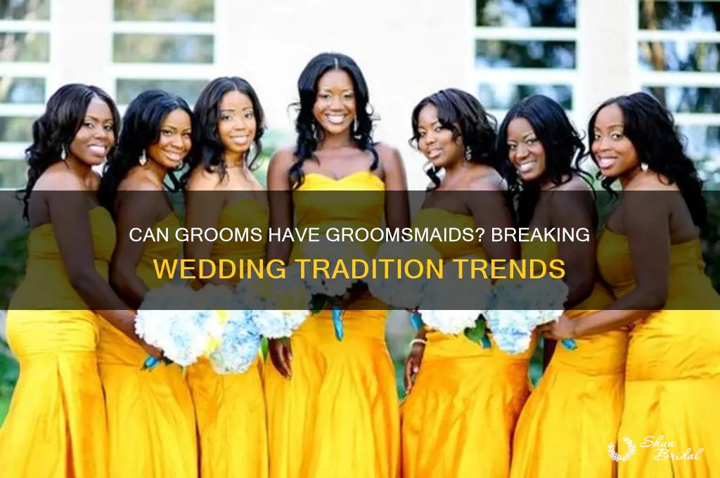 can a groom have groomsmaid