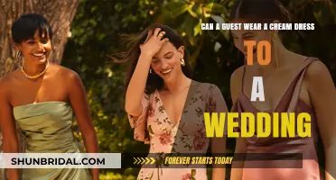Cream Dresses: Suitable Wedding Attire for Guests?