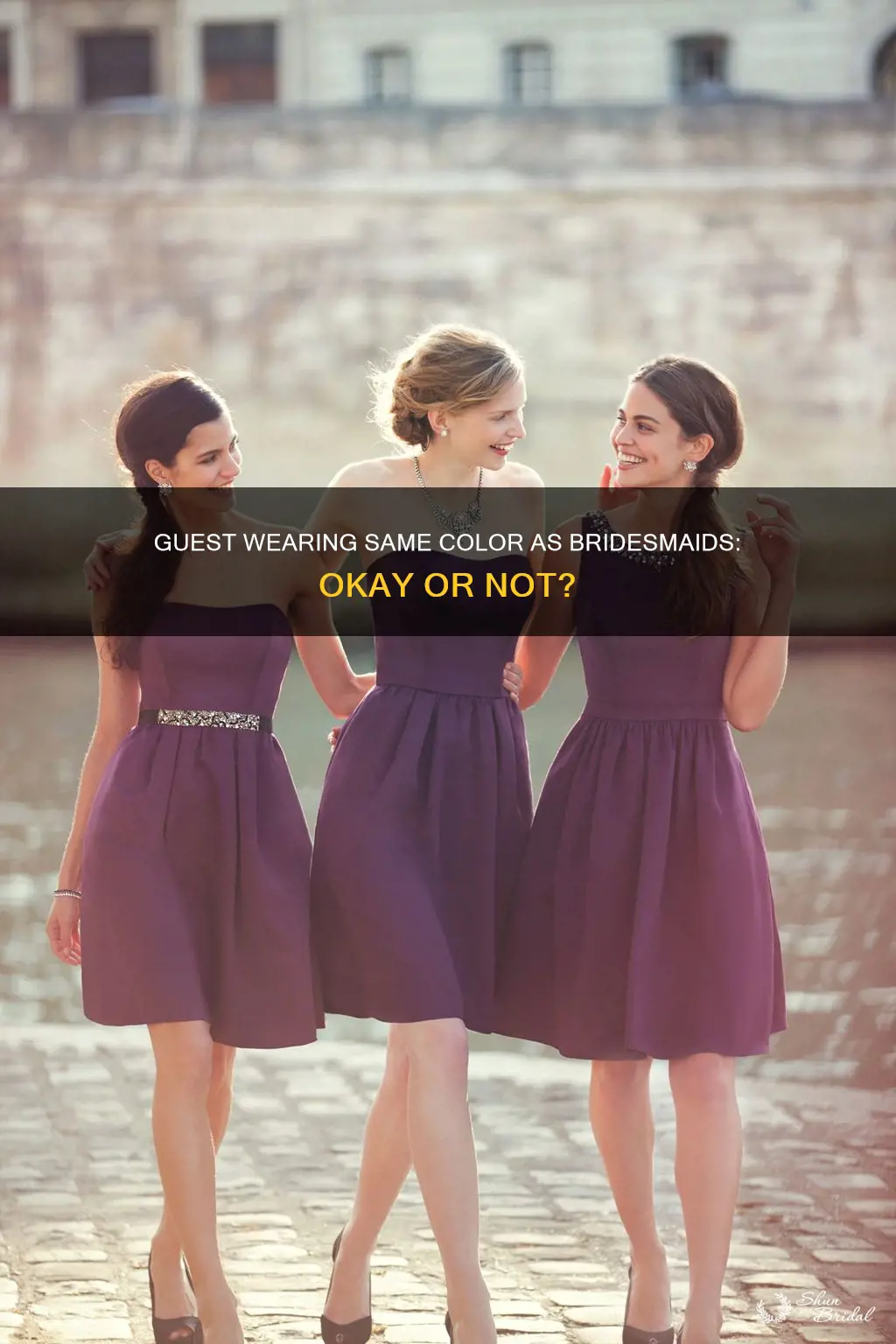 can a guest wear the same color as the bridesmaids