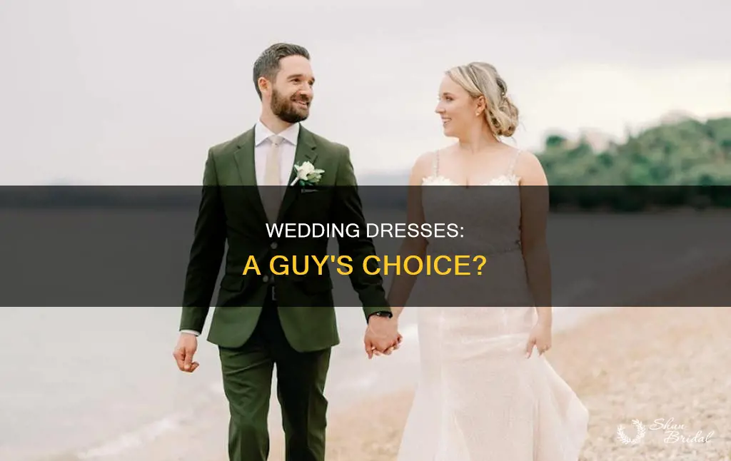 can a guy wear a wedding dress