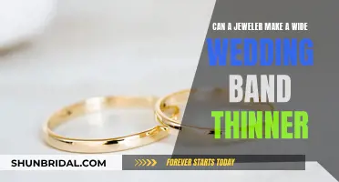 How Jewelers Resize Wide Wedding Bands Thinner