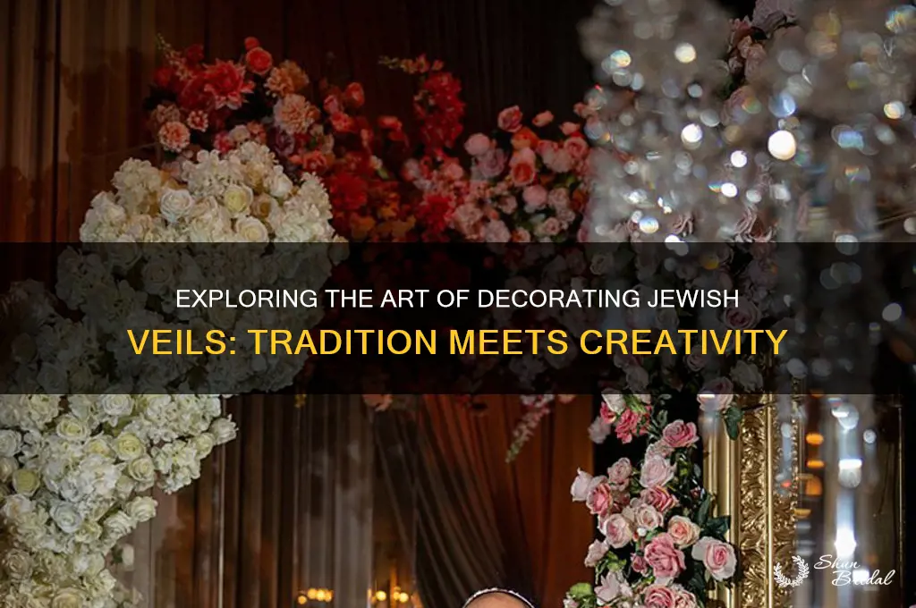 can a jewish veil be decorated