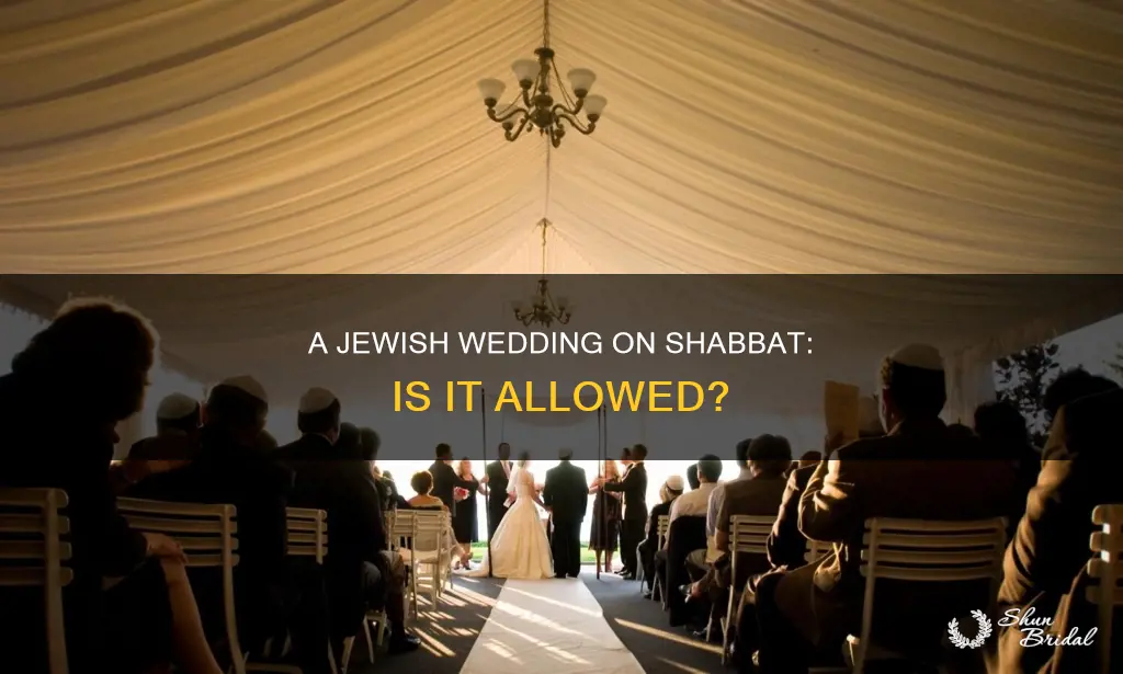 can a jewish wedding be on a saturday