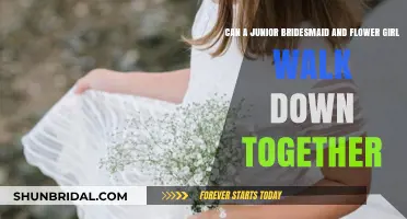 Junior Bridesmaid and Flower Girl: Can They Walk Down Together?