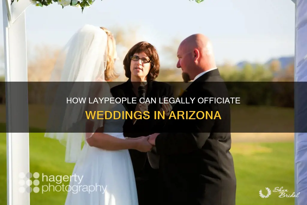 can a layman perform a wedding in Arizona