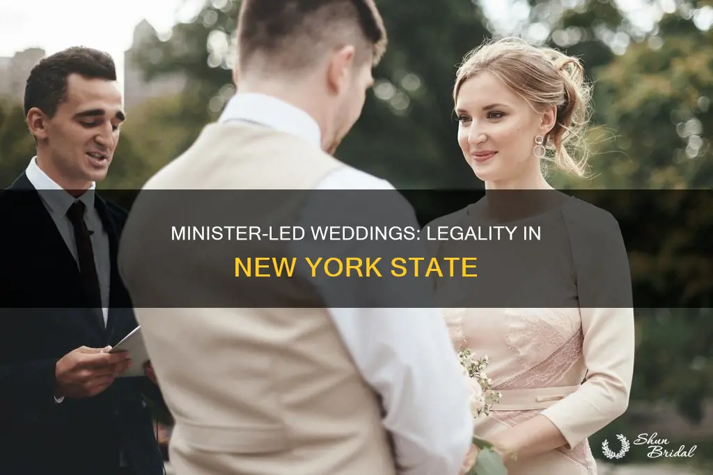 can a licenced minister perform wedding in New York state