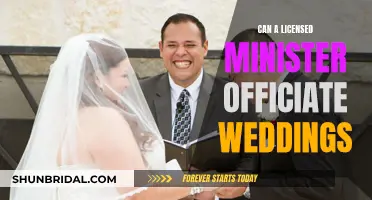 Who Can Officiate Weddings? Licensed Ministers Can!