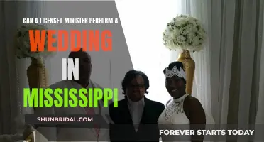 Minister-Performed Weddings: Legal in Mississippi?