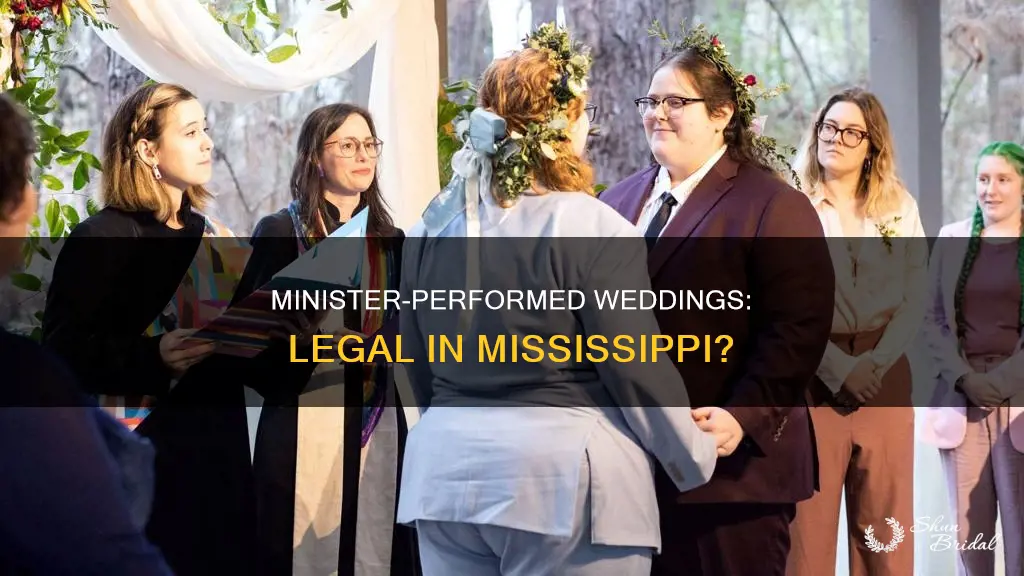 can a licensed minister perform a wedding in mississippi