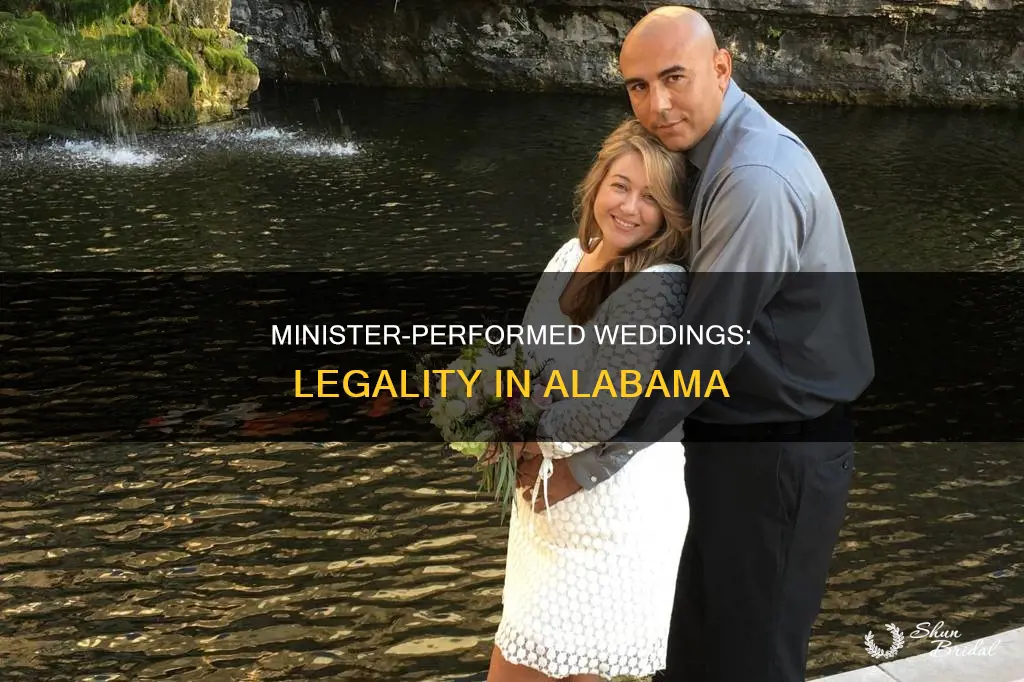 can a licensed minister perform weddings in alabama