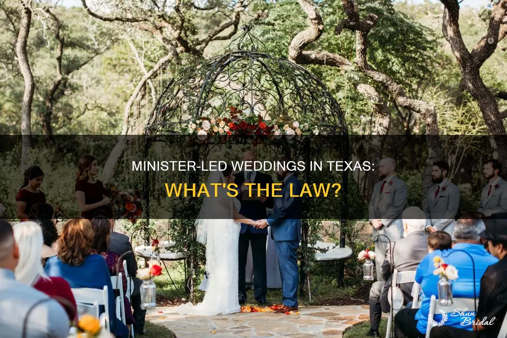 can a licensed minister perform weddings in Texas