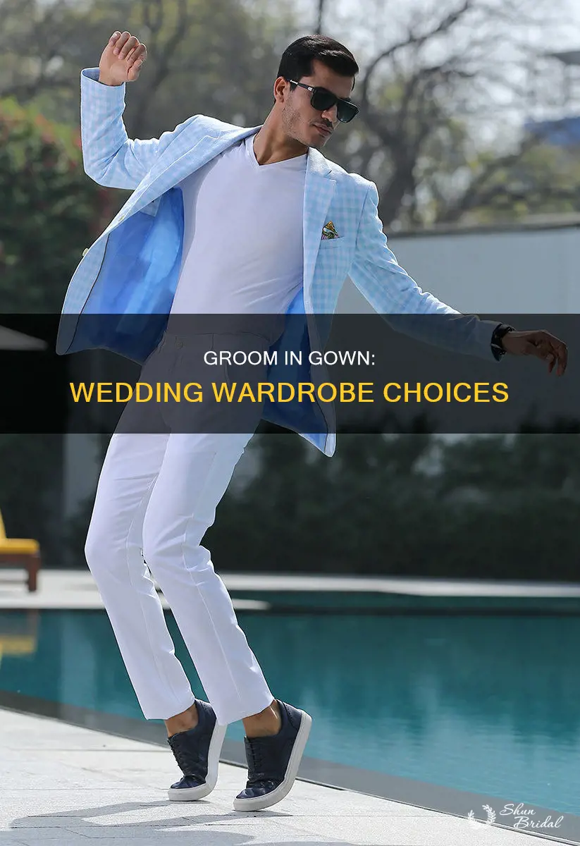 can a man wear a prom dress to my wedding