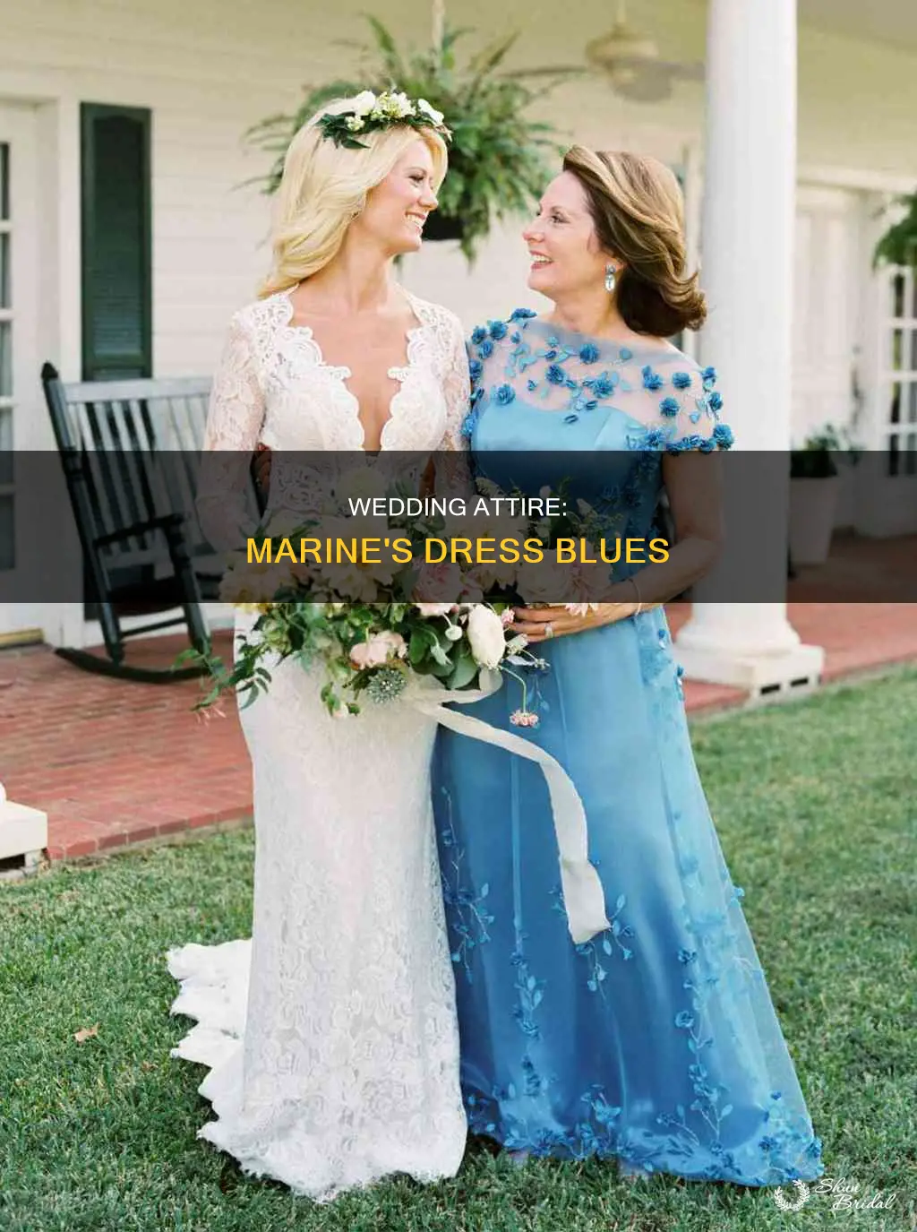 can a marine wear dress blues to wedding