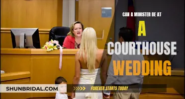 Minister's Presence at a Courthouse Wedding: Allowed?