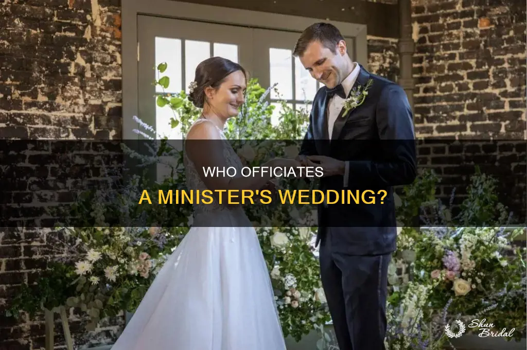 can a minister officiate his own wedding