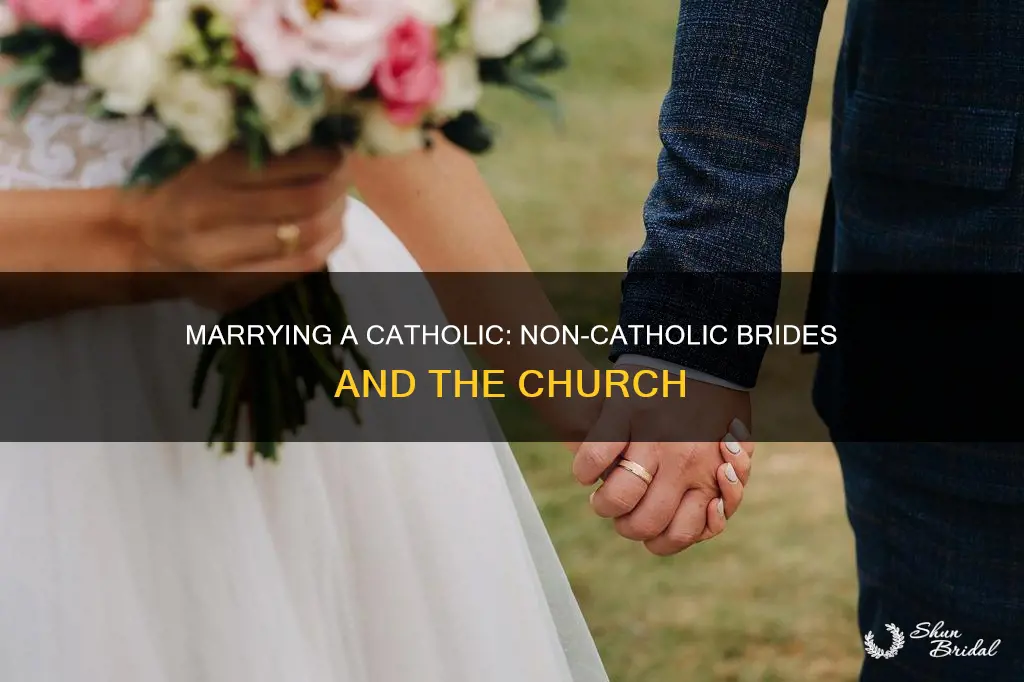 can a non-catholic bride wed in a catholic church