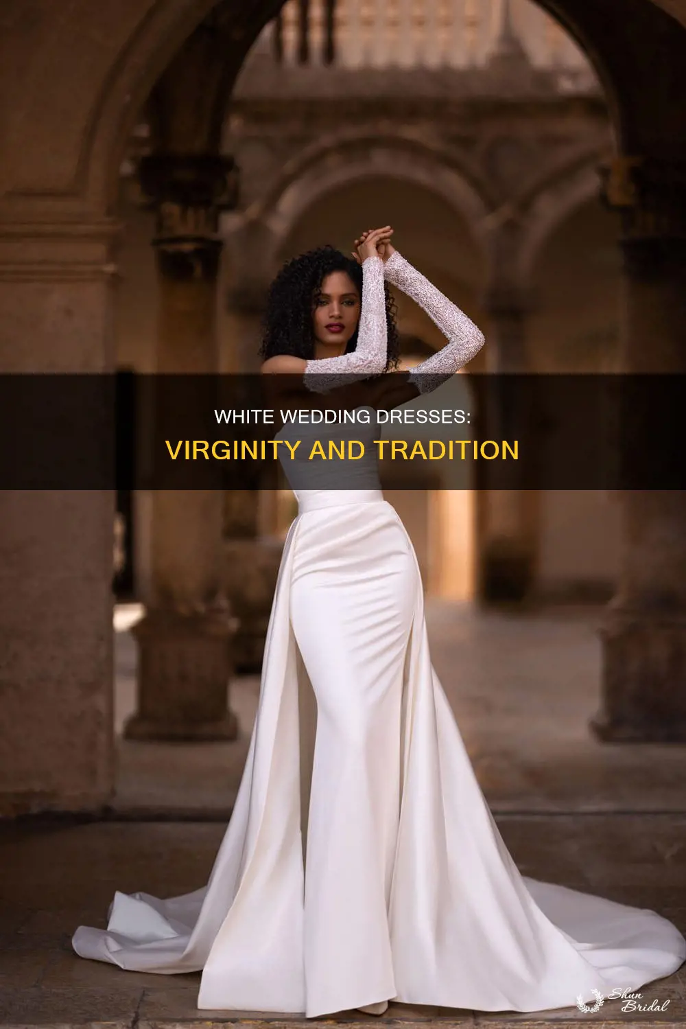 can a non virgin wear a white wedding dress