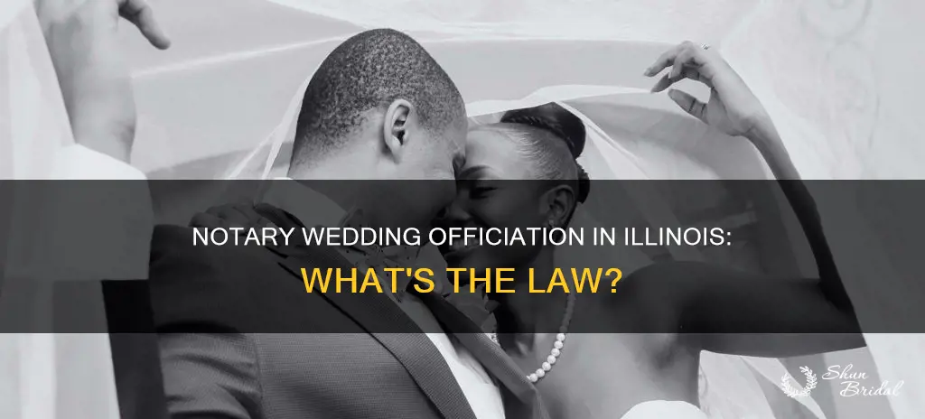 can a notary officiate a wedding in Illinois