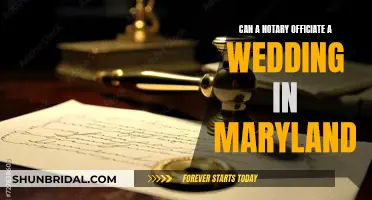 Notary Wedding Officiation in Maryland: What's the Deal?