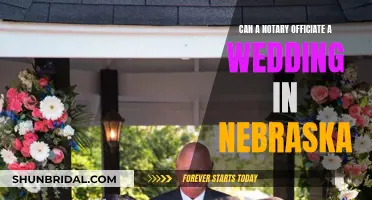 Notary Wedding Officiation: Is It Legal in Nebraska?